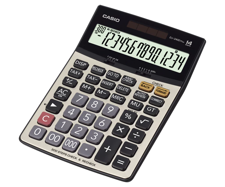 CASIO DJ-240D Plus 计算机 (14位)
