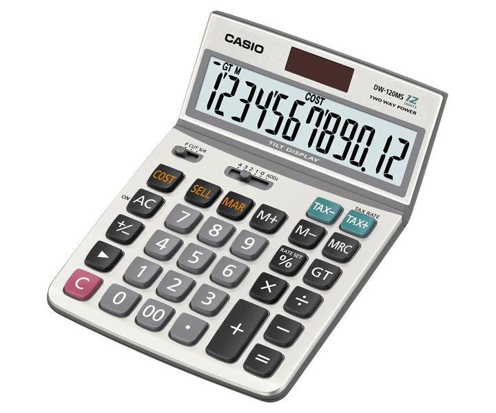 CASIO DW-120MS 计算机 (12位)