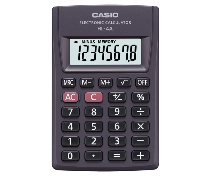 CASIO HL-4A 携带式计算机 (8位)