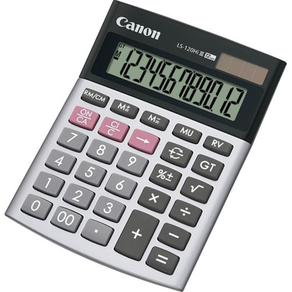 Canon LS-120HI III 小型桌面计算机 (12 Digits)