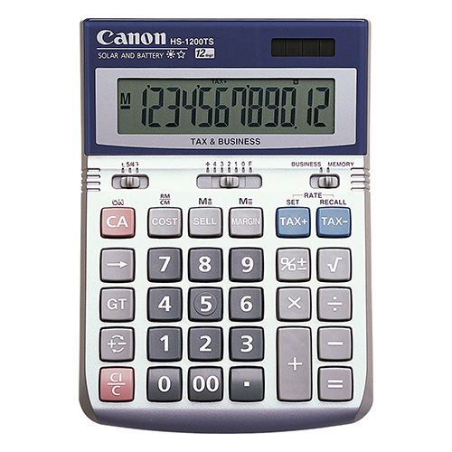 Canon HS-1200TS 桌面計算機 (12 Digits)