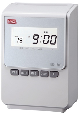 MAX ER-1600 美克司全自动打咭钟