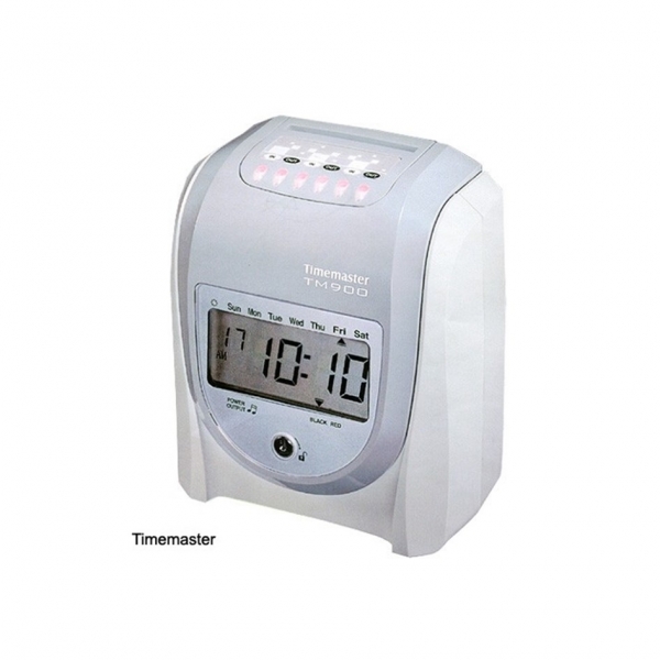 Timemaster TM900 电子咭钟机,六栏位,特大液晶体显示屏 (台湾制造)