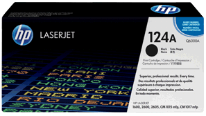 HP 124A 黑色原廠 LaserJet 碳粉盒 (Q6000A)