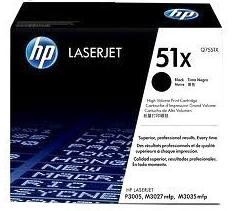HP 51X 高容量黑色原廠 LaserJet 碳粉盒 (Q7551X)
