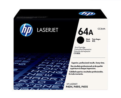 HP 64A 黑色原廠 LaserJet 碳粉盒 (CC364A)