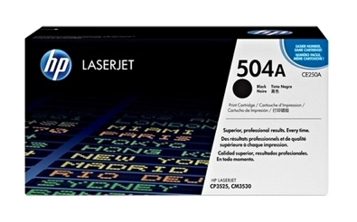 HP 504A 黑色原厂 LaserJet 碳粉盒 (CE250A)
