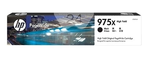 HP 975X 高打印量黑色原厂 PageWide 墨水盒 (L0S09AA)