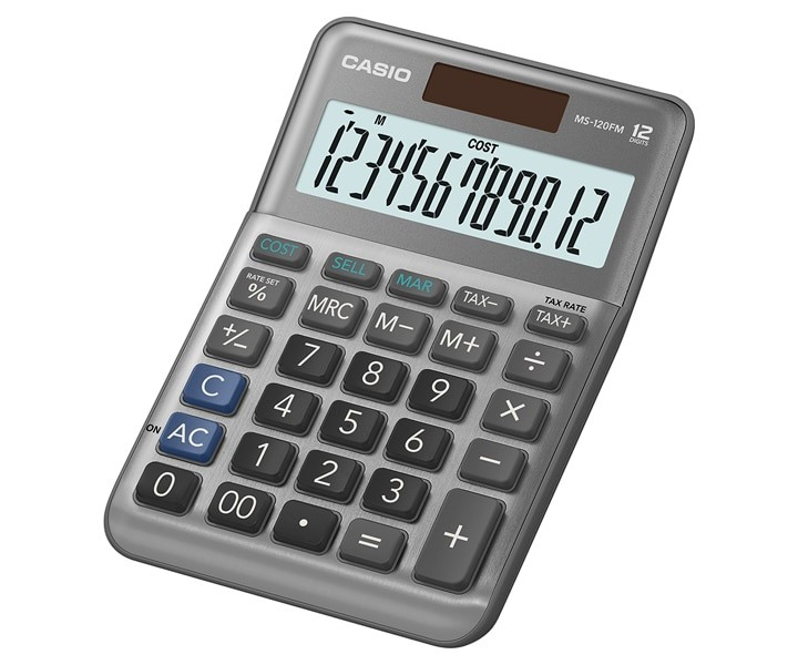 CASIO MS-120FM 計算機 (10位)