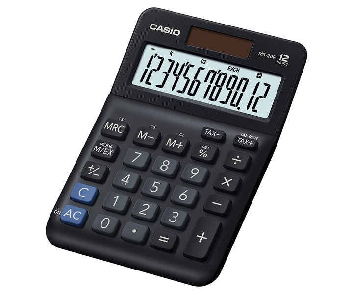 CASIO MS-20F 計算機 (12位)