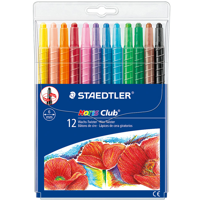 Staedtler 施德樓 12色旋轉腊筆 #221NWP-12