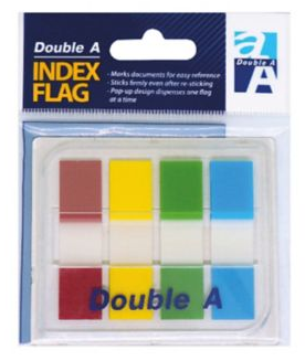 Double A FI080515-EN FILM INDEX 4色膠標籤 (44mm x 12mm)