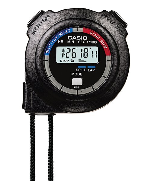 CASIO HS-3V-1/1B Stop Watch 运动计时器