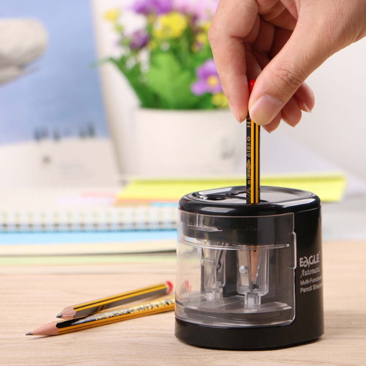 EAGLE EG-5161 USB 雙孔電動筆刨 / 鉛筆刨 (雙電源)