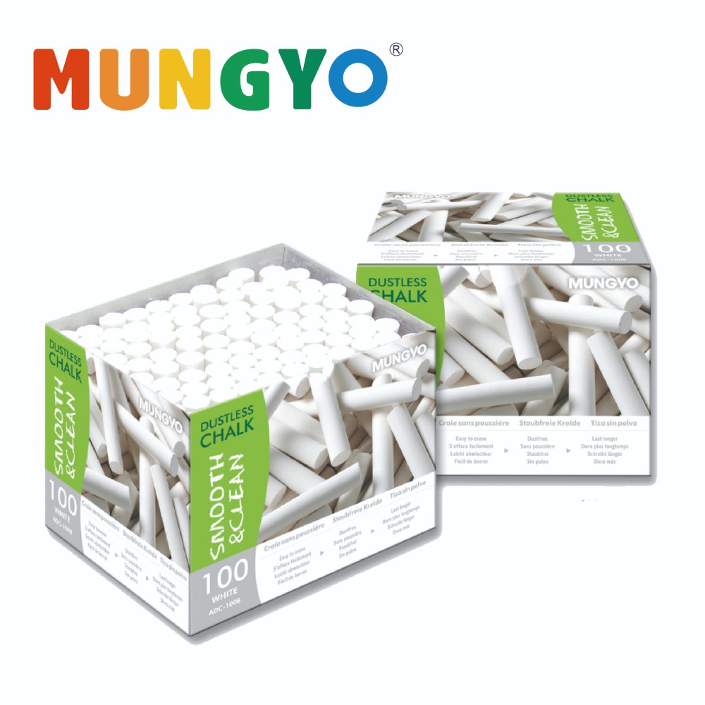 Mungyo 无塵粉筆 (白色100枝装) #ADC-100B