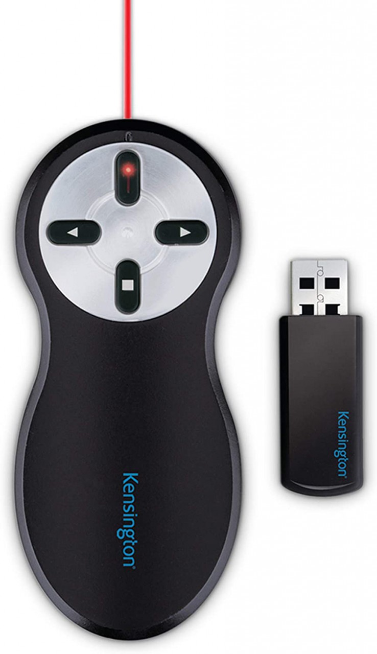 Kensington K33374USB Wireless Presenter with Red Laser