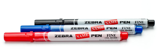 Zebra Name Pen 斑馬牌油性記號筆