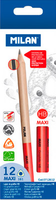 西班牙Milan 161 HB特粗防断三角铅筆  (12枝装)