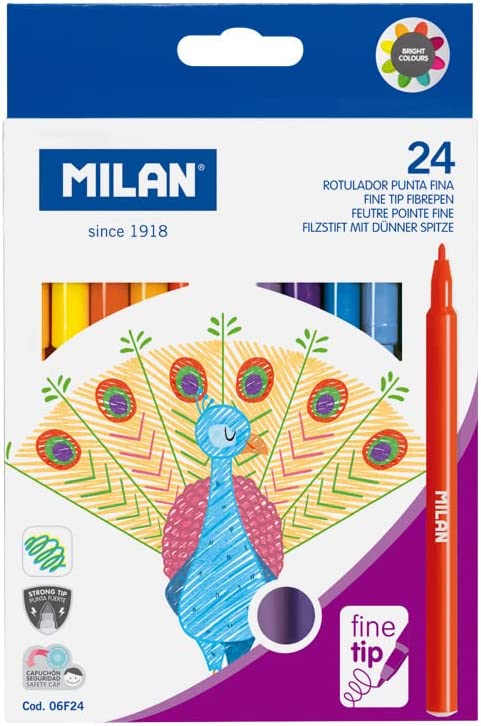 西班牙 MILAN 24色水筆(幼咀) 06F24
