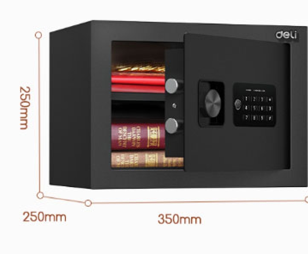Deli ET530 Key Password Safe 密碼+鎖匙鎖夾萬