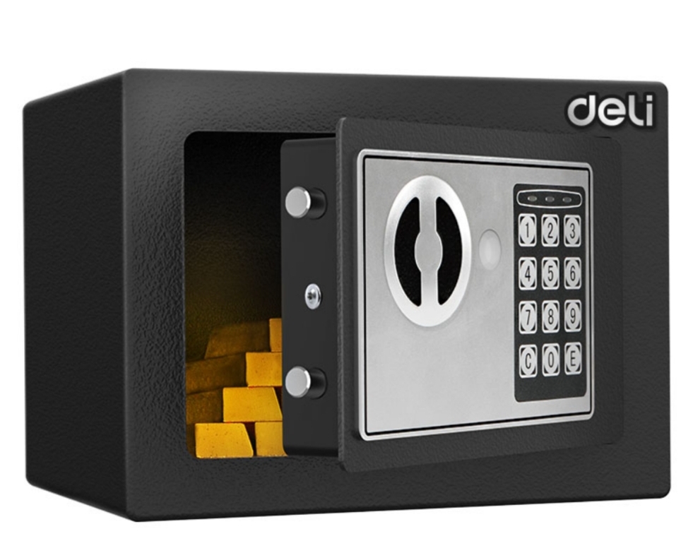 Deli ET510 Key Password Safe 密碼+鎖匙鎖夾萬