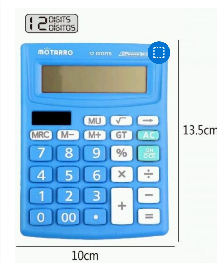 Motarro MI025-5 12字位太陽能計數機