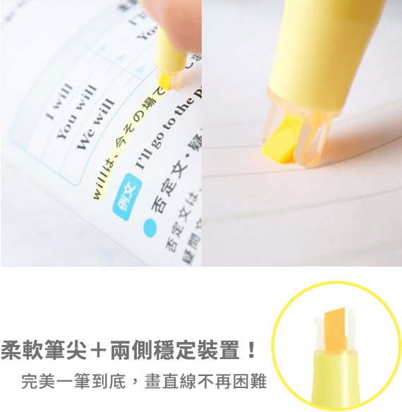 PILOT KIRE-NA 綺麗雙頭螢光筆 - 黃/橙