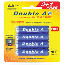 Double A  2A Super Alkaline 超级碱性电池(4粒装)