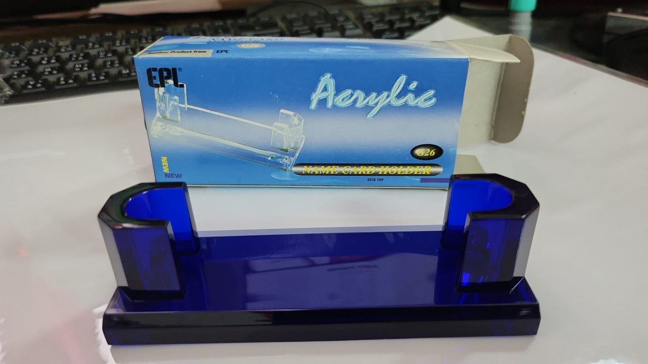 EPL G26 亞加力咭片座 - 透明藍