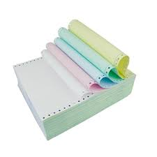 9.5"x11" 五色电脑纸 - 5 PLY (500 套)