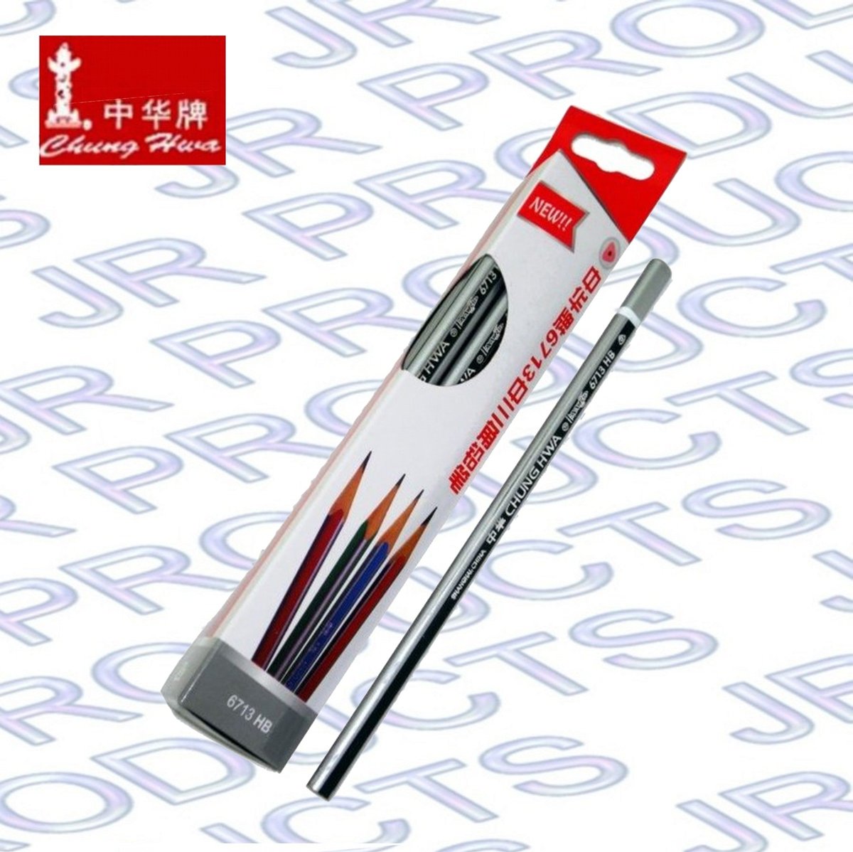 中華牌幼三角鉛筆 6713-HB
