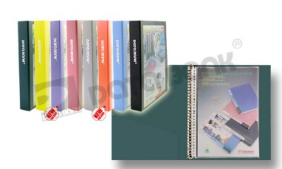 Data Bank 面插袋活页资料簿 (铁圈) A4-20页 V3044