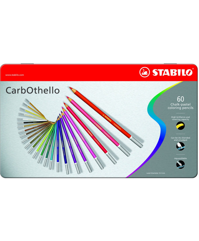 STABILO 高級美術筆  P1460-6 60色