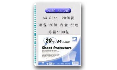 Data Bank 29孔資料簿替芯 A4 2950 @20'S